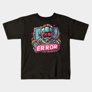 Retro Gaming Error Kids T-Shirt